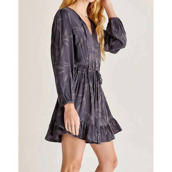 NEW Z SUPPLY camila mini dress in shadow - Picture 2 of 4